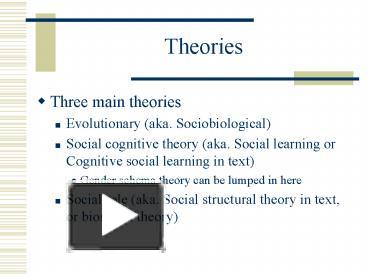 PPT – Theories PowerPoint presentation | free to view - id: c87b1-ZDc1Z
