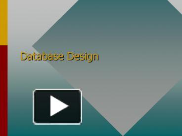 PPT – Database Design PowerPoint presentation | free to download - id ...