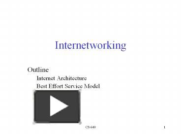 PPT – Internetworking PowerPoint presentation | free to download - id ...