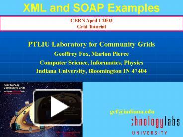 PPT – XML and SOAP Examples PowerPoint presentation | free to view - id ...