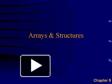 PPT – Arrays PowerPoint presentation | free to view - id: e22e9-ZDc1Z