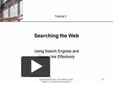 PPT – Searching the Web PowerPoint presentation | free to download - id ...
